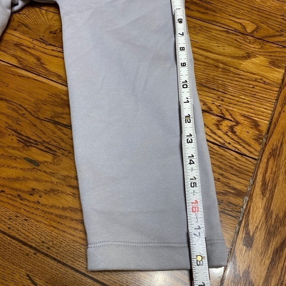 𝅺fabletics Vanessa Womens Gray Fleece Hooded Open Cardigan Sweatshirt Medium. - Picture 10 of 10